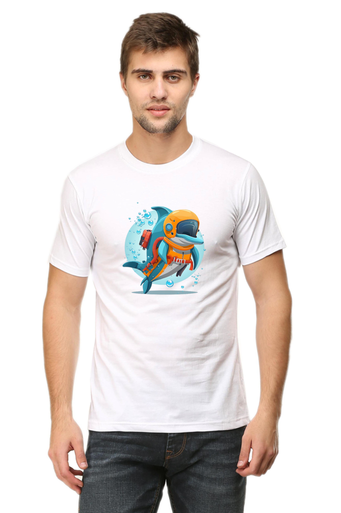 Scuba Dolphin Classic T-Shirt - Make it yours today !