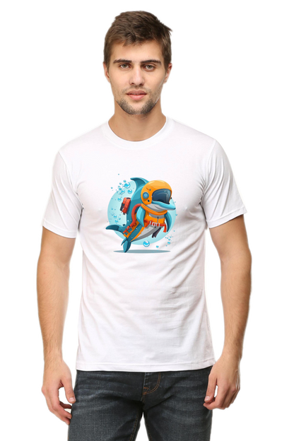 Scuba Dolphin Classic T-Shirt - Make it yours today !