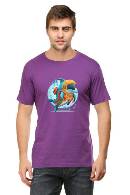 Scuba Dolphin Classic T-Shirt - Make it yours today !