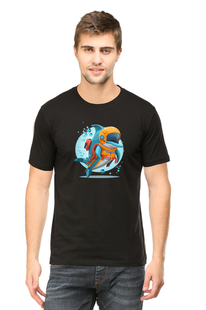 Scuba Dolphin Classic T-Shirt - Make it yours today !