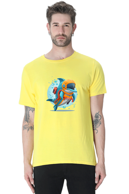 Scuba Dolphin Classic T-Shirt - Make it yours today !