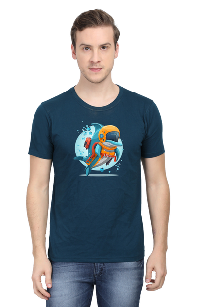 Scuba Dolphin Classic T-Shirt - Make it yours today !