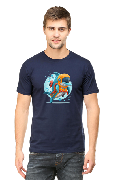 Scuba Dolphin Classic T-Shirt - Make it yours today !