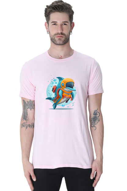 Scuba Dolphin Classic T-Shirt - Make it yours today !