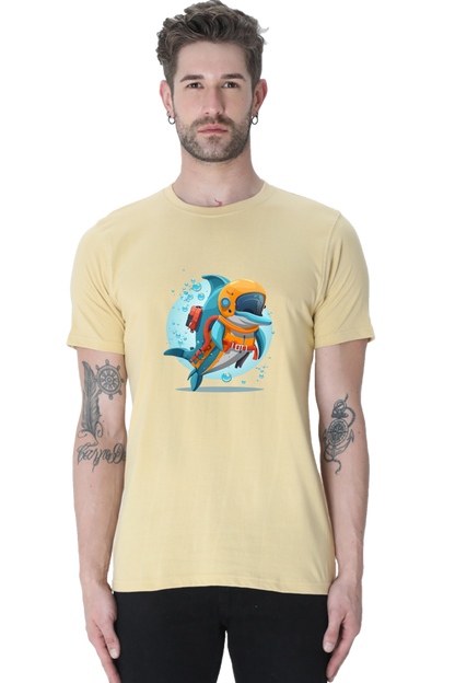 Scuba Dolphin Classic T-Shirt - Make it yours today !