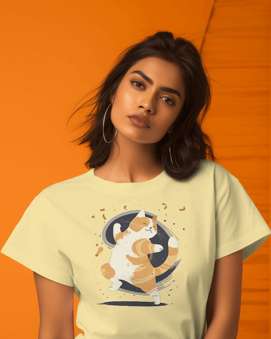 Dancing Cat - Curated and Designed by Handpicked Internal Designers , Make it yours today !